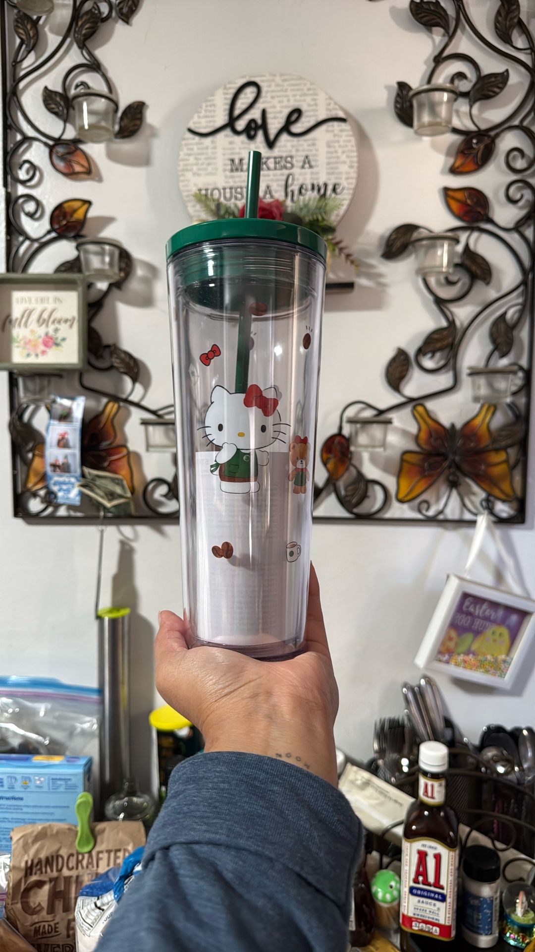 Starbucks Hello Kitty.