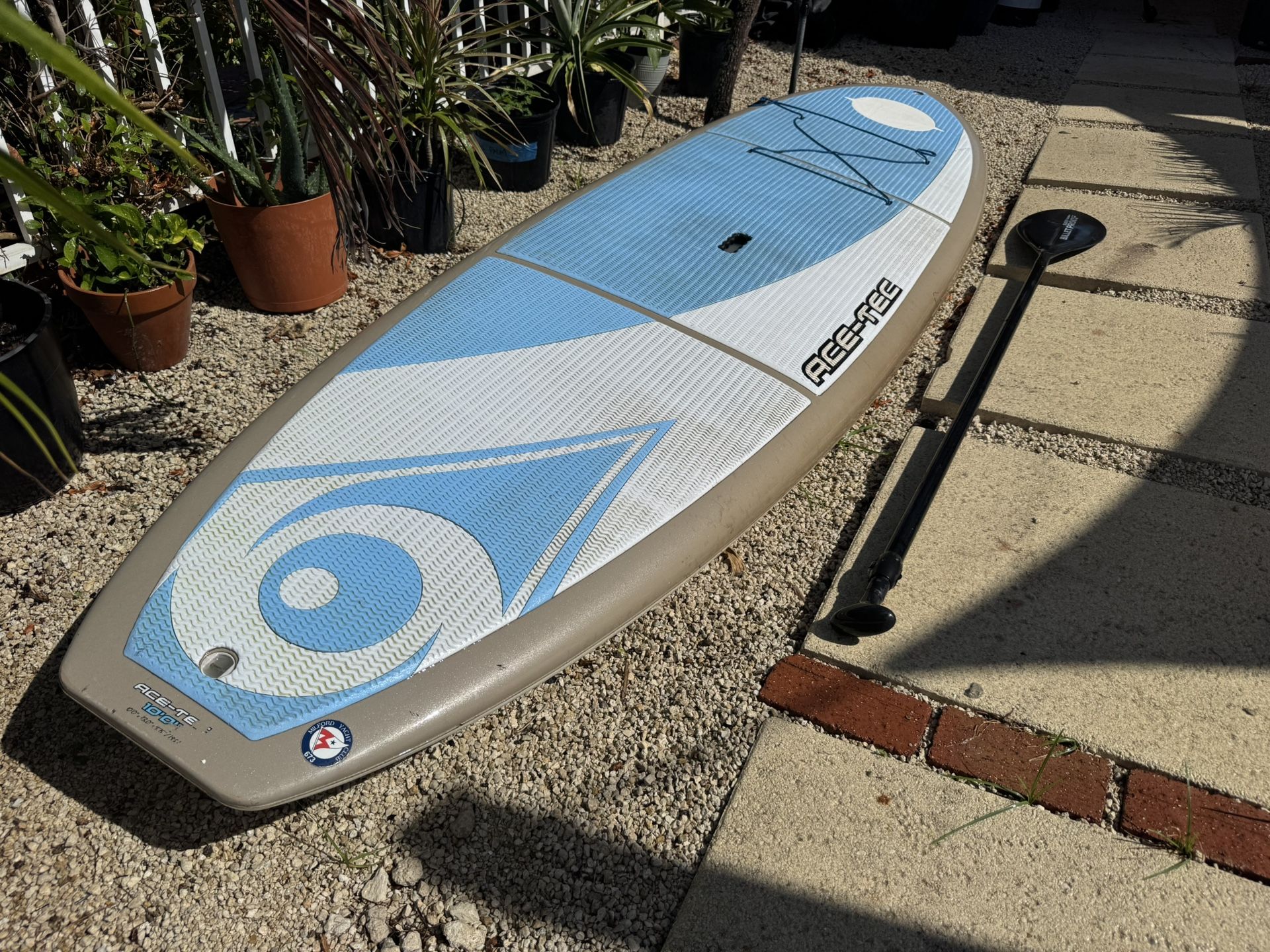 Paddle Board With Paddle