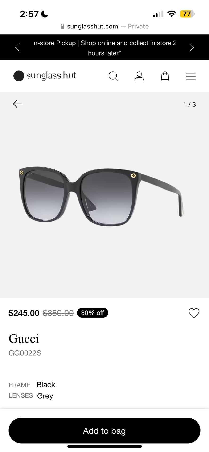 GUCCI Sunglasses