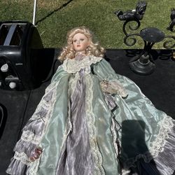 Porcelain collectible doll