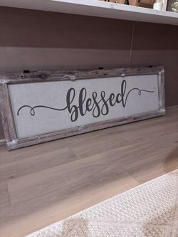 Large Blessed Sign