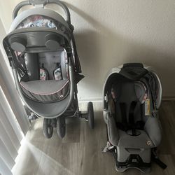 Baby Trend Car seat And Stroller Set With Base