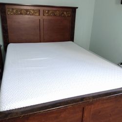 Queen Bed Frame Real Wood $100