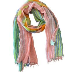 Petanu | Accessories | Last Call New Anthropologie Line… Silk/Linen, Sz 26x74