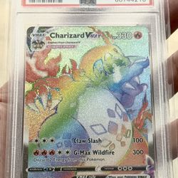 2020 POKEMON SWSH FA CHARIZARD VMAX CHAMPION'S PATH SECRET #074 PSA 10.