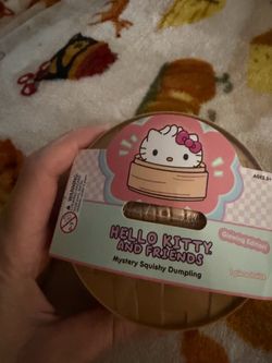 Hello kitty dumpling glow in the dark