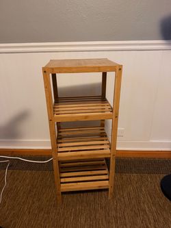 4 tier bamboo shelf
