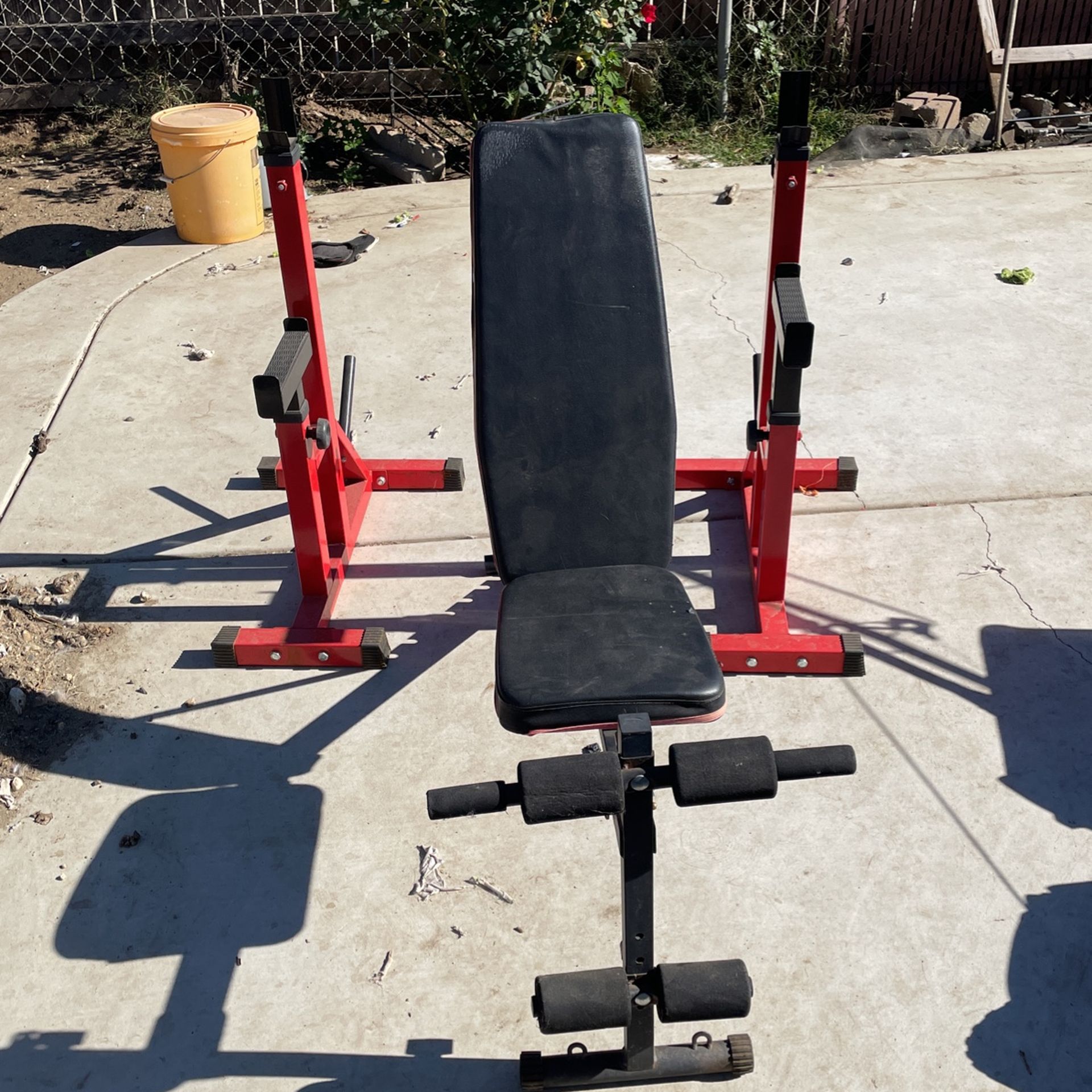 Bench With Squat Rack