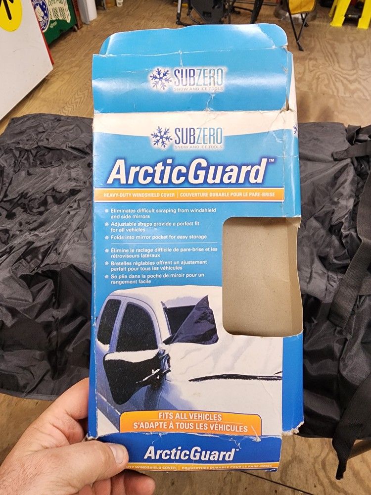Windshield And Mirror Cover For Snow