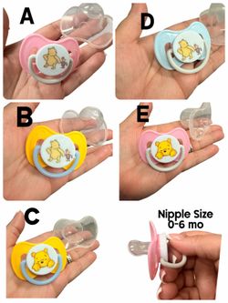 Classic Pooh Newborn Pacifiers