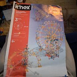 K'NEX 3-IN-1. THREE IN ONE AMUSEMENT PARK FERRIS WHEEL ALL TOGETHER