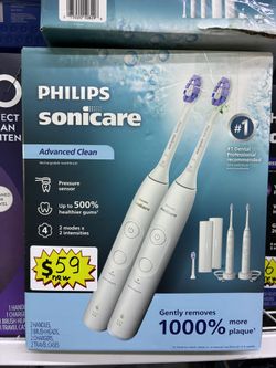 Philips Sonicare Advanced Clean Rechargeable Toothbrush Set