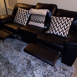 Black Leather Couch