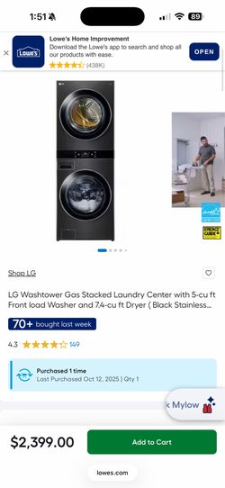 LG Washer/Dryer