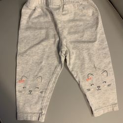 Baby girl kitty sweatpants