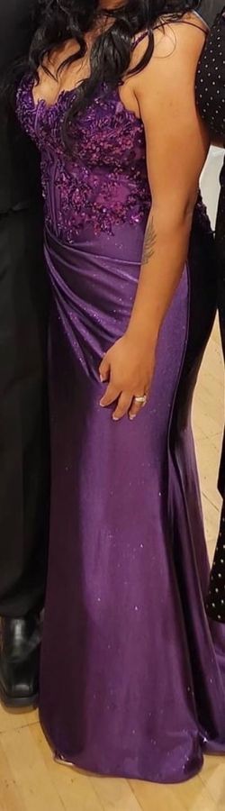 Purple gown