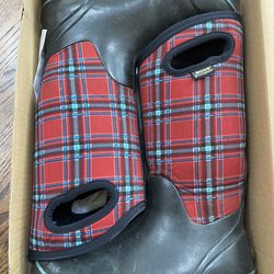 Bogs Size 8 Black/red Waterproof/rain boots/snow Boots Women’s 