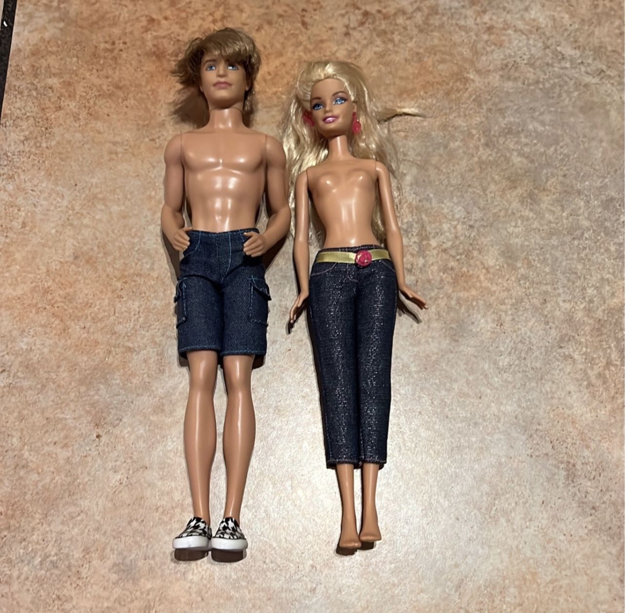 Mattel Barbie 1999 & Ken 2009 Dolls