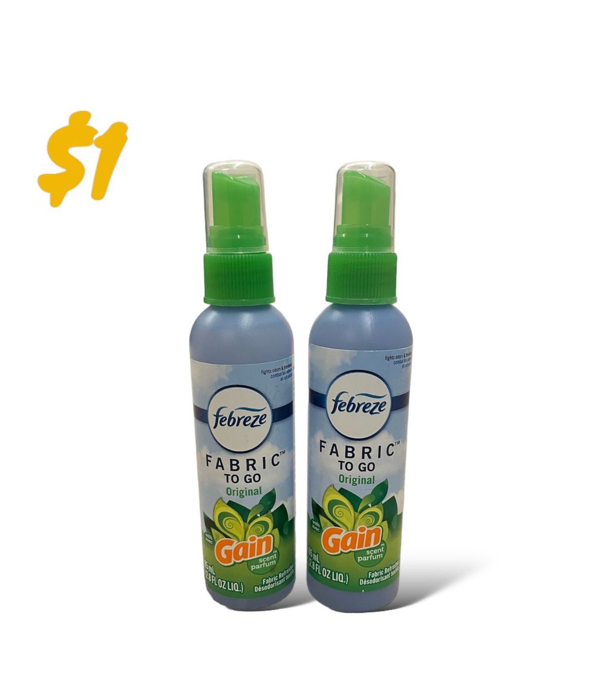 【NEW】Febreze Frantic To Go Scent Parfum 85ml Travel Size