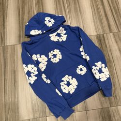 Blue Denim Tear Hoodie