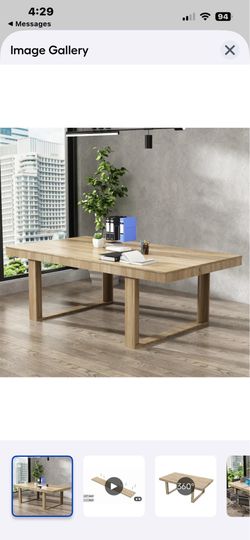 86.6x47.2x29.4” Conference Table or Dining Room Table