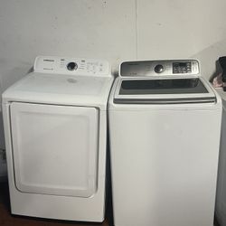 Samsung washer and gas dryer/lavadora y Secadora de gas 