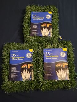 3-Pack GE Christmas Lighted Garland