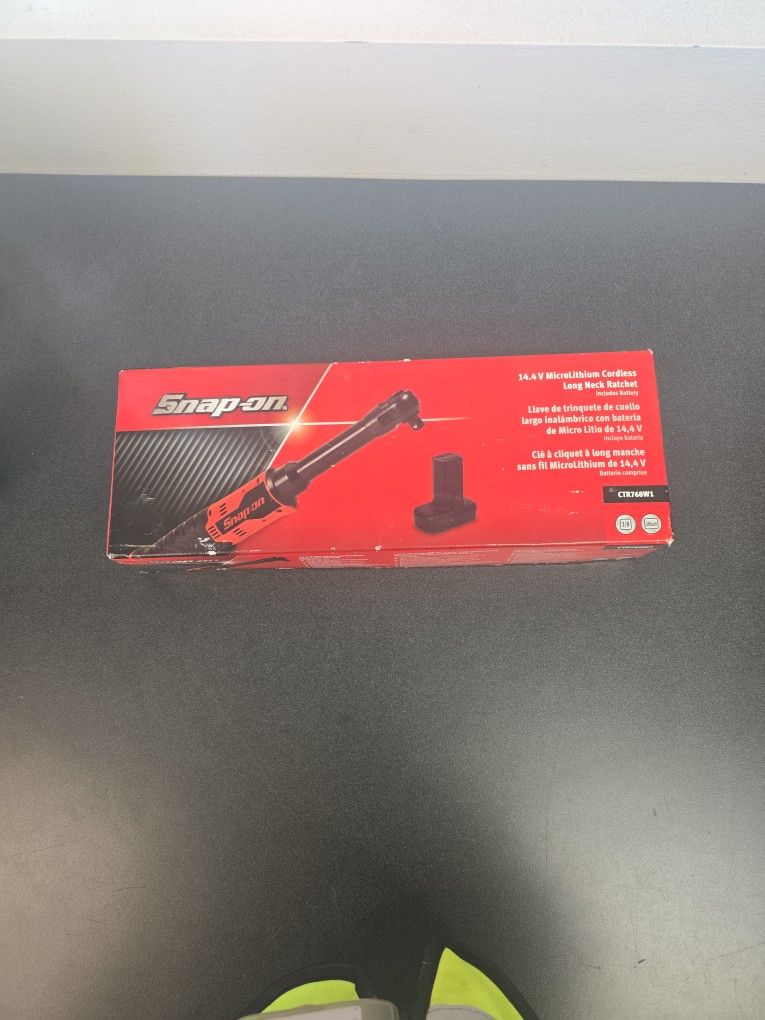 14.4 V 3/8" Drive MicroLithium Cordless Long-Neck Ratchet (One Battery) (Red)
