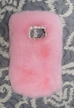Fur/Rhinestone Samsung Galaxy S7 phone case