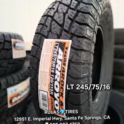 LT 245/75/16 ARROYO TAMAROCK •Brand new tires / Llantas nuevas ¤ DM 📞 for a Quote. 