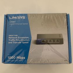 LINKSYS 5-PORT GIGABIT SWITCH
