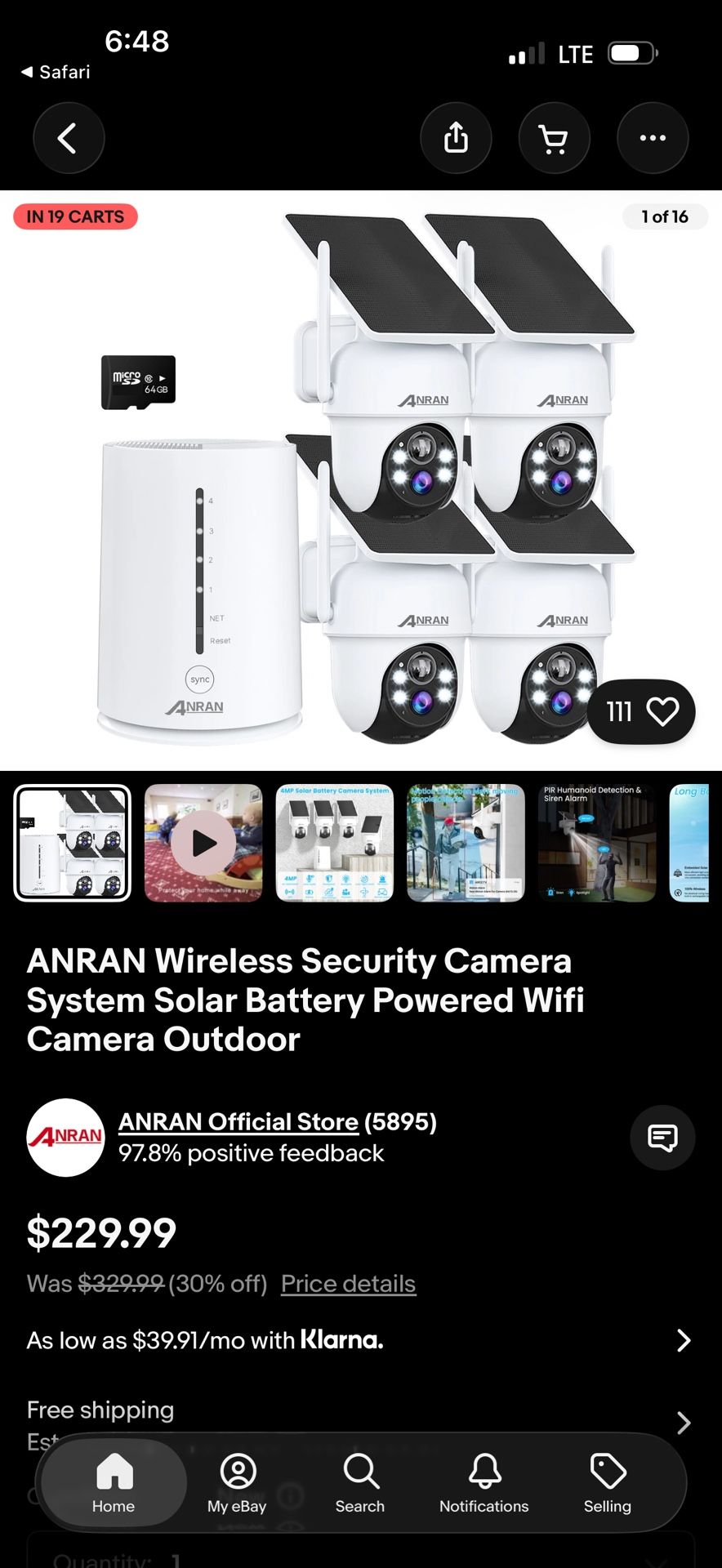 Anran Security Camera Kit