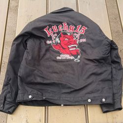 Men's Lucky 13 Bomber Motorcycle Jacket Size XL