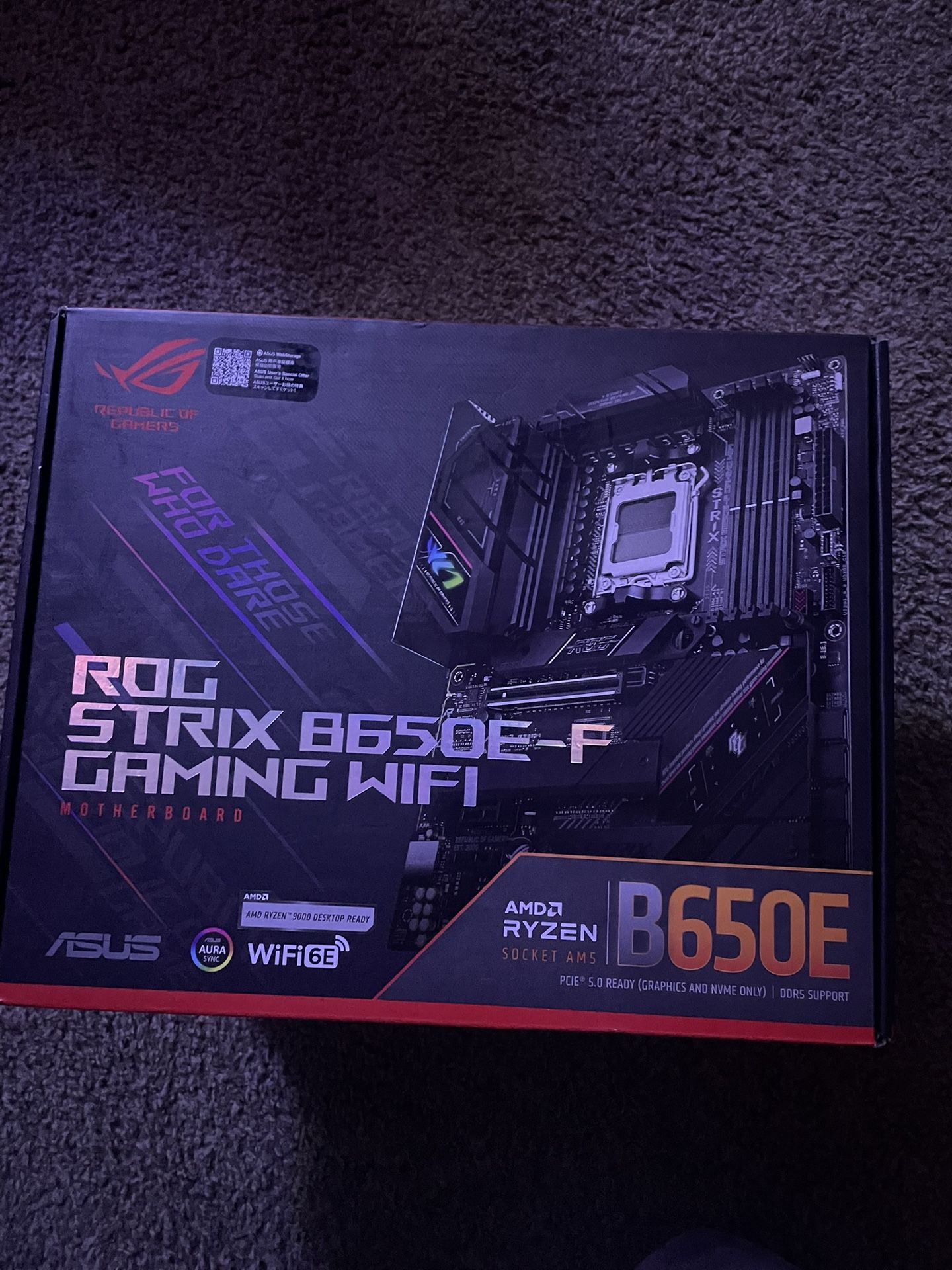 ROG STRIX B650E -F GAMING WIFI