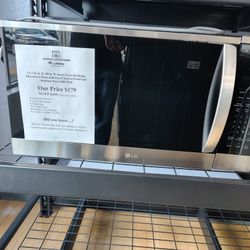 LG 1.8 cu. ft. 30 in. w/ SMART Oven The Range Microwave Oven with EasyClean in PrintProof  Stainless Steel 1,000-Watt