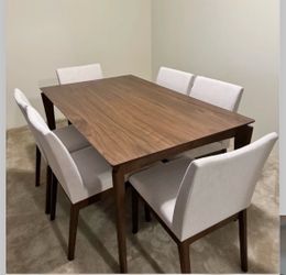 Dining table with chairs