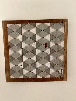 Set of 3 Wood Art Wall