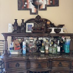 Real Wood Server For Dining 