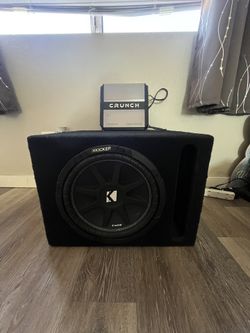 10 ‘ Kicker Comp With 1100 Watt 2-Channel Amp