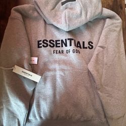 Essentials Fear Of God Hoodie Size Small Dark Oatmeal