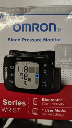 Brand New OMRON 7 series wrist blood pressure monitor w/ Bluetooth connectivity