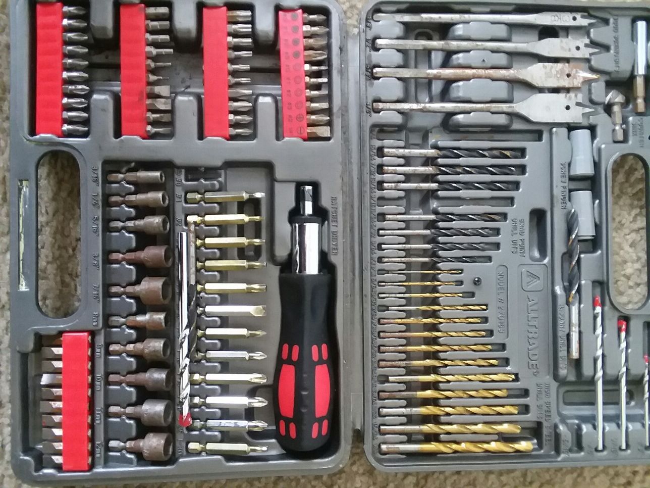 Alltrade Tools 115 Piece Drill and Power Bit Set