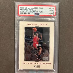 Michael Jordan 1999 master collection /500 PSA 9 📈