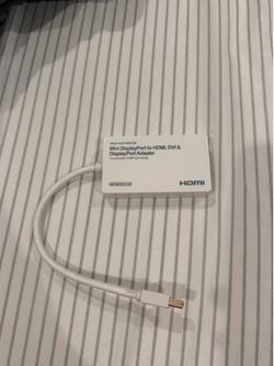 Mini DisplayPort to HDMI/DVI/DisplayPort Adapter