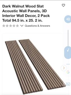 Acoustic panels