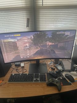 34 curb 120 hertz gaming monitor. In excellent condition.