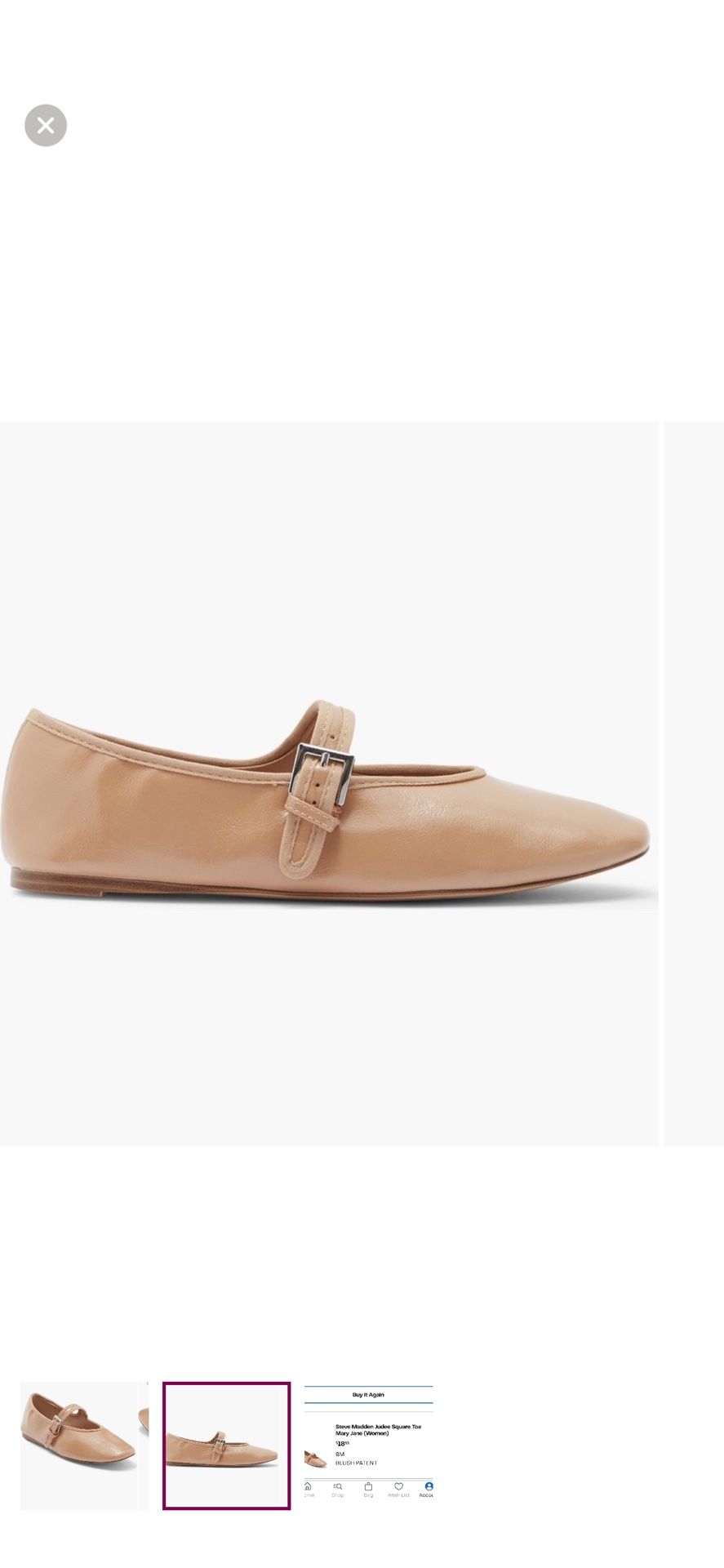 NWT Steve Madden Judee Square Toe Mary Jane Flats