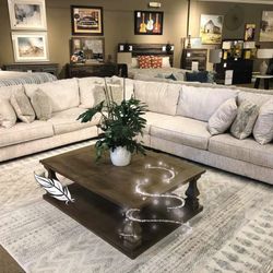 $10 PAYMENT 👌Rawcliffe Parchment 3-Piece Sectional