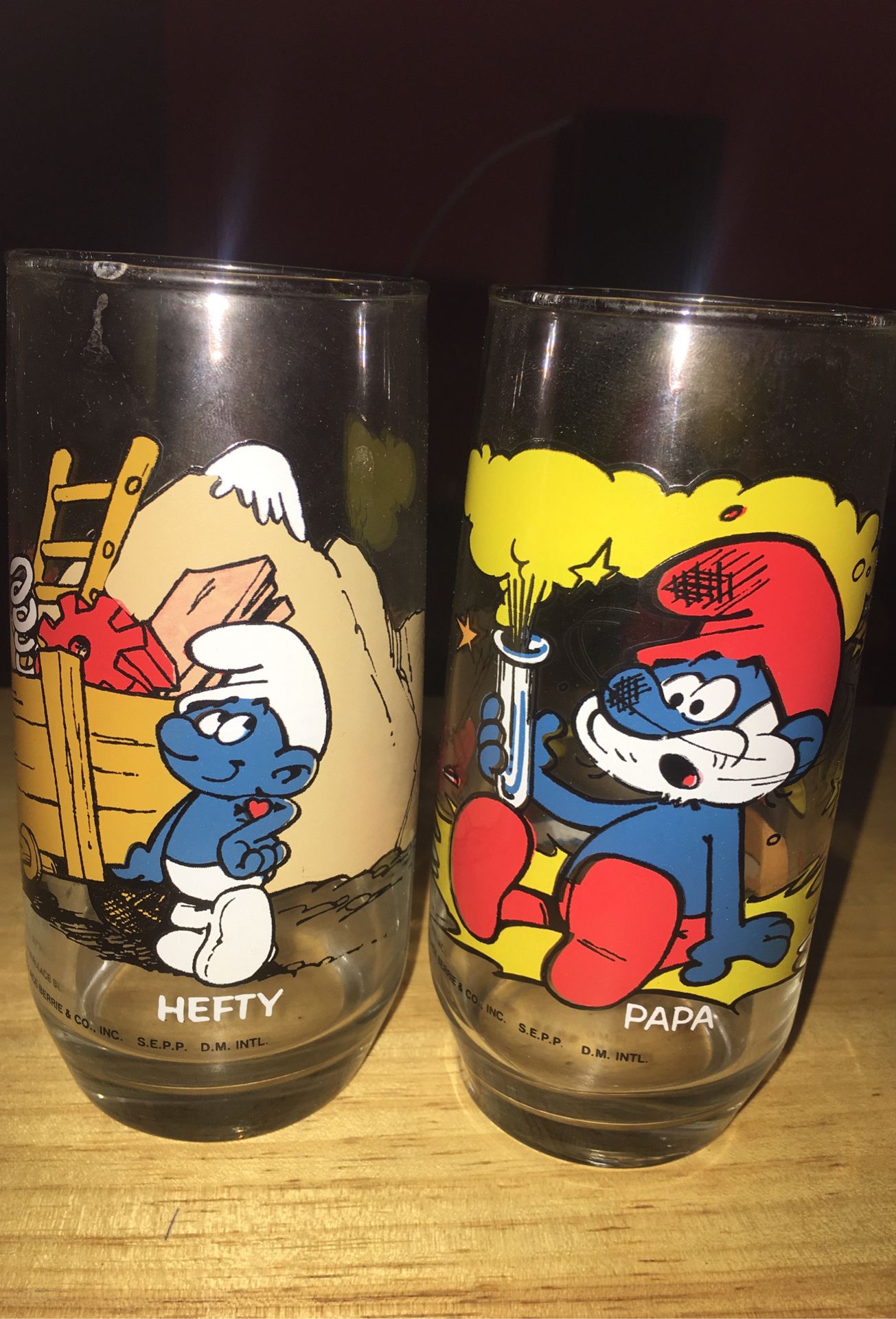 COLLECTIBLES SMURF glasses
