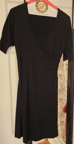 Women's Black sweater dress, size S